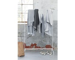 Vtwonen Groove - Handdoek - Set van 3 - 60x110 cm - Antraciet