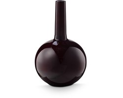 vtwonen Kandelaar - Kaarsenhouder van Metaal - Burgundy - 17x28cm