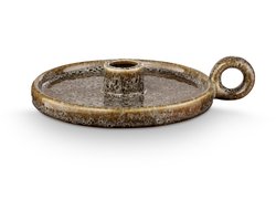 vtwonen - Kandelaar met Oor - Groen - Keramiek - 17.5x14x3cm