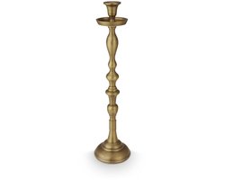 vtwonen - Kandelaar - Metaal - Goud - 11x48 cm