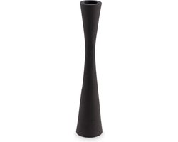 vtwonen - Kandelaar - Metaal - Zwart - 25,5 cm