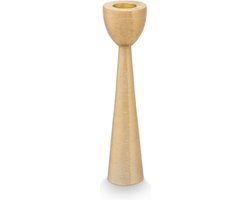 vtwonen Kandelaar - Metalen kaarsenhouder - Goud - Set van 2 Kandelaren - 16 cm