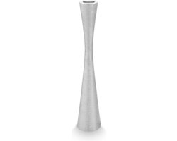 vtwonen Kandelaar van Metaal - Woondecoratie - Zilver - 25,5cm