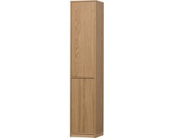 vtwonen Modulair Bovenkast - Eikenhout Fineer - Naturel - 199x40x40