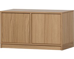 vtwonen Modulair Onderkast - Eikenhout Fineer - Naturel - 44x77x40