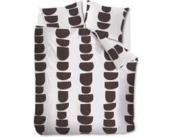 Vtwonen Moons dekbedovertrek - Lits-jumeaux - 240x200/220 cm - Bruin