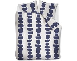 Vtwonen Moons dekbedovertrek - Lits-jumeaux - 240x200/220 cm - Indigo