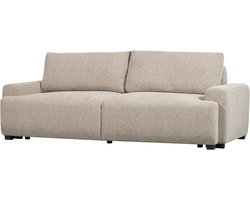 vtwonen Night & Day 3-Zits Slaapbank - Polyester - Naturel Melange