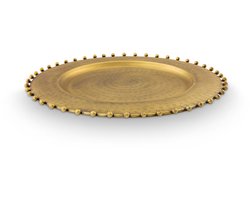 vtwonen - Onderbord - Metaal - Goud - 33x2 cm