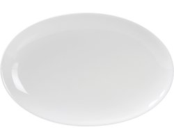 vtwonen Ovaal Dinerbord - Wit