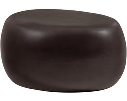 vtwonen Pebble Bijzettafel - Betonlook - Donkerbruin - 31x65x49