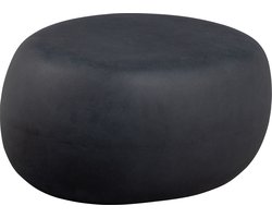 vtwonen Pebble Bijzettafel - Fiber Clay - Betonlook - Antraciet - 31x65x49 cm