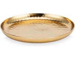 vtwonen Plate Metal Gold 15 cm.
