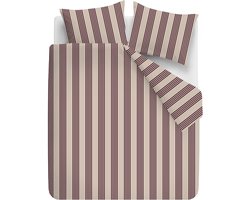 Vtwonen Pure Stripe dekbedovertrek - Lits-Jumeaux - 240 x 220 cm - Naturel