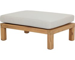 vtwonen Relax Tuin Hocker/ Bijzettafel - Acaciahout - Naturel/ Zand - 40x90x60