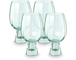 vtwonen Retro Wijnglazen - voor Rode Wijn - Glazen set van 4 - 430ml