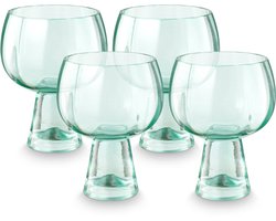 vtwonen Retro Wijnglazen - voor Witte Wijn - Glazen set van 4 - 270ml