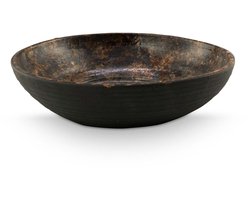 vtwonen - Schaal - Terracotta - Donkerbruin - 34.5x9.5 cm