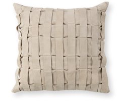 vtwonen - Seasonal - SierKussen - Beige - Suede - 45x45cm