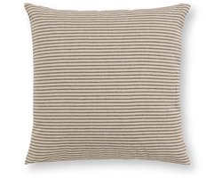 vtwonen Sierkussen - Gestreept - Kussen voor de Woonkamer - Beige - 50x50cm