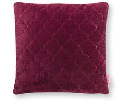 vtwonen Sierkussen Quilted - Kussen voor de Woonkamer - Burgundy - 45x45cm