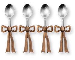 vtwonen - Theelepels - Lepels - Metaal - Goud - 14 cm - Set van 4