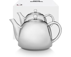 vtwonen Theepot - Zilver - 1.8 liter