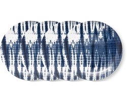 vtwonen Tie-Dye Borden - Ontbijtborden - Bord - Serviesset van 4 - 23cm