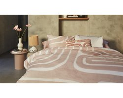 vtwonen Tribe dekbedovertrek - Eenpersoons - 140x200/220 - Poeder