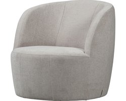 vtwonen Turn Draaifauteuil - Velvet - Naturel - 78x82x87