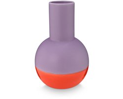 vtwonen Vaas - Decoratie - Bloemenvaas van Keramiek - Rood - 14cm