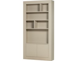 vtwonen Wallcover Wandkast - Grenen Hout - Dust/Grijs - 229x117x31
