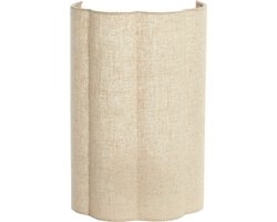 vtwonen Wandlamp Fringe - Naturel - 26x15x40cm - Binnen Modern