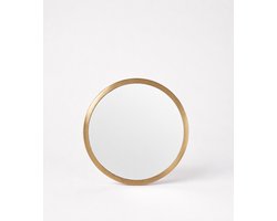 vtwonen - Wandspiegel - Metaal - Goud – Zon - 30 cm