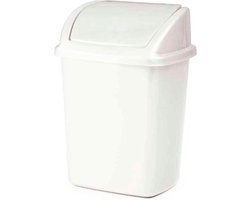 Vuilbak met swing deksel 4 | 45 l | wit