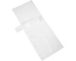 Vuilniszak ft 60 x 80 x 0.02 cm, transparant, HDPE, 20 x rol van 20 stuks