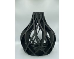 Vukan Vaas - bloemen - planten - bloemenpot - vaas - vazen & flessen - woonartikelen - woonaccessoires - decorative accessoires - matt zwart