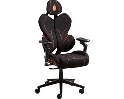 Vulkan Gear - Ergonomische Gaming Stoel 'Etna' - Bureaustoel - Gamestoel - Gaming Chair - Bureaustoelen voor Volwassenen - Zwart/Oranje