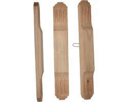 Vuren houten meubelbeslag console strips 5 stuks