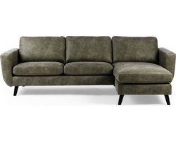 Vurna - Vurna Clay 3-zits hoekbank links/rechts savannah groen