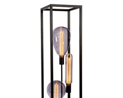 Vurna - Vurna Jadah vloerlamp zwart staal 160 cm