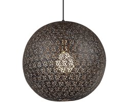 Vurna - Vurna Joanne hanglamp zwart staal rond 50cm