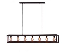 Vurna - Vurna Jolijn hanglamp zwart staal 7L