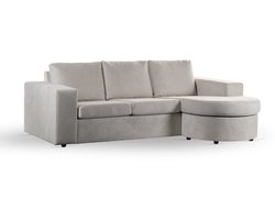 Vurna - Vurna Niall 3-zits hoekbank links/rechts stof - beige