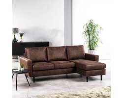 Vurna - Vurna Sofien 3-zitsbank stof links/rechts bruin