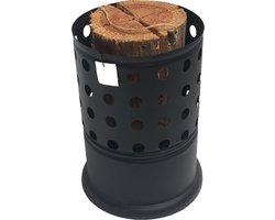 Vuurkorf - fakkelhouder- Zweeds- zwart- 1 stuk