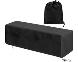 Vuurkorf Hoes - Terrashaard Afdekking - Buiten Beschermen - Waterdichte Oxford Stof - 73.7x21.8x24cm - Zwart