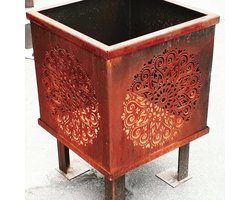 Vuurkorf Mandela van Cortenstaal Tuindecoratie Vuurkorf