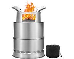 Vuurkorf voor Buiten - Vuurschaal - Terrashaard - Zilver