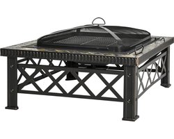 Vuurkorf - Vuurkorven voor buiten - Terrashaard - Vuurschaal - BBQ